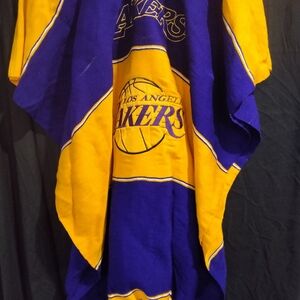 Los Angeles Lakers Blue and Yellow Poncho
